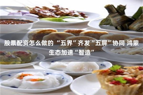 股票配资怎么做的 “五界”齐发“五屏”协同 鸿蒙生态加速“智